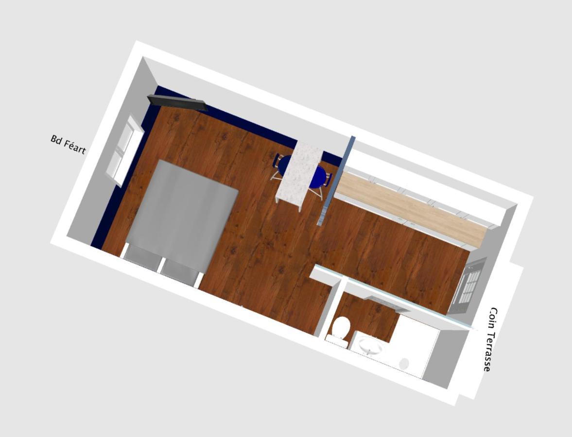 Homard & Fox, Le Feart, Studio Avec Coin Terrasse & Barbecue Dinard Eksteriør billede